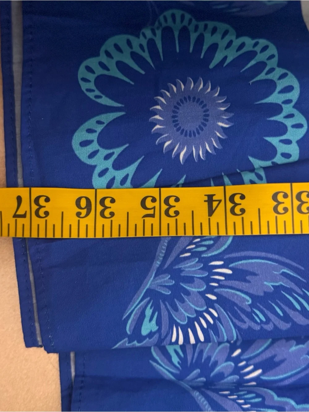 NWT Maude Vivante Ada Porcelain Blue Floral Tiered Midi Skirt Size XL